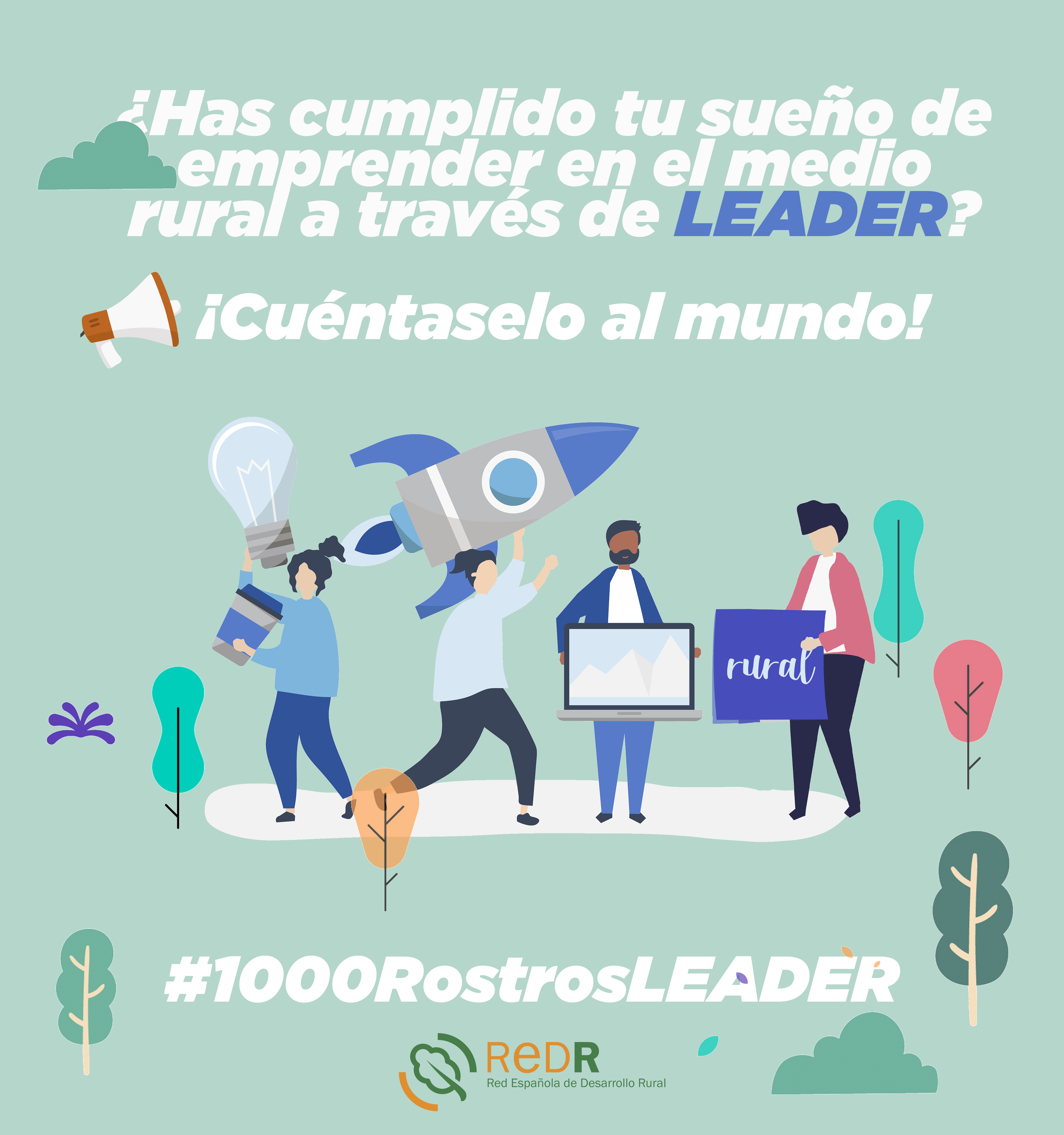 Publicacion RRSS rostros LEADER