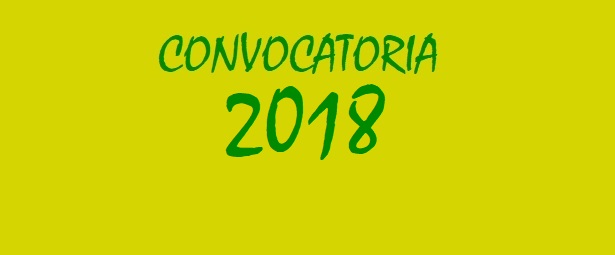 Convocatoria 2018
