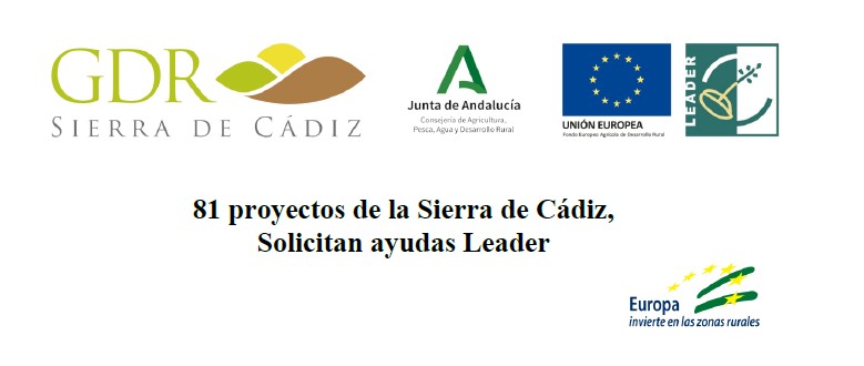 81 Proyectos de la Sierra de Cádiz, solicitan ayudas Leader.