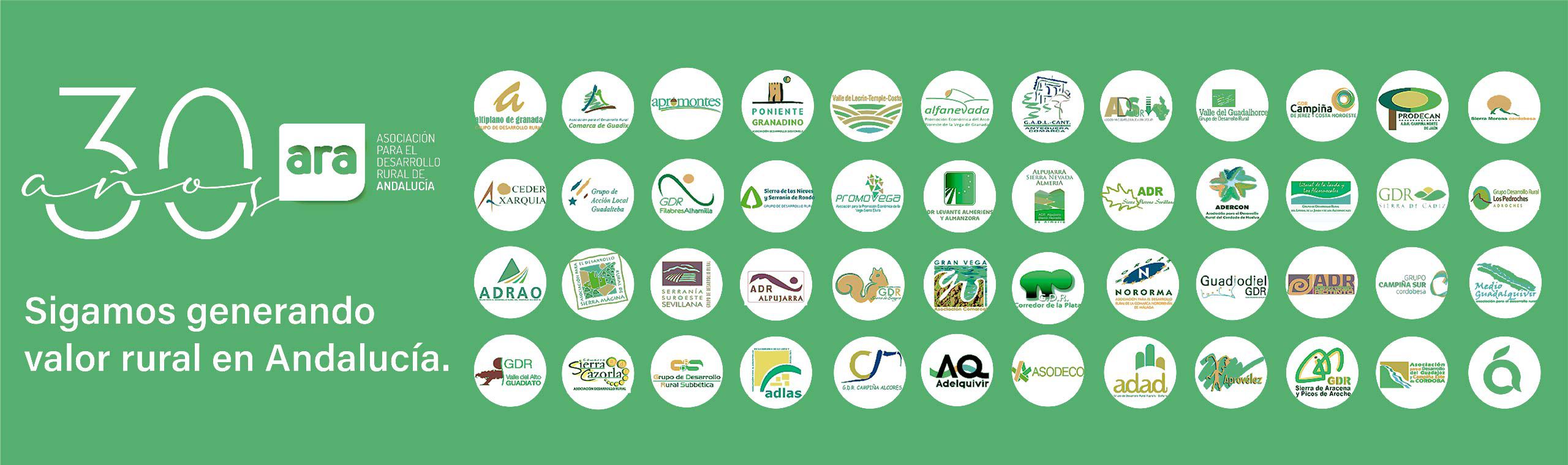 El GDR Sierra de Cádiz participa en el Aniversario de ARA – 30 años de Valor Rural de Andalucía