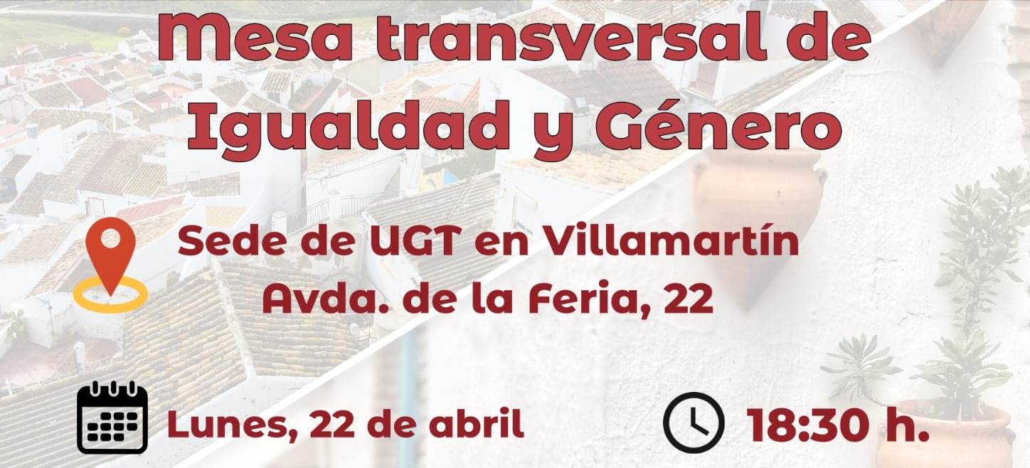 Transversal Table on Equality and Gender – Villamartín