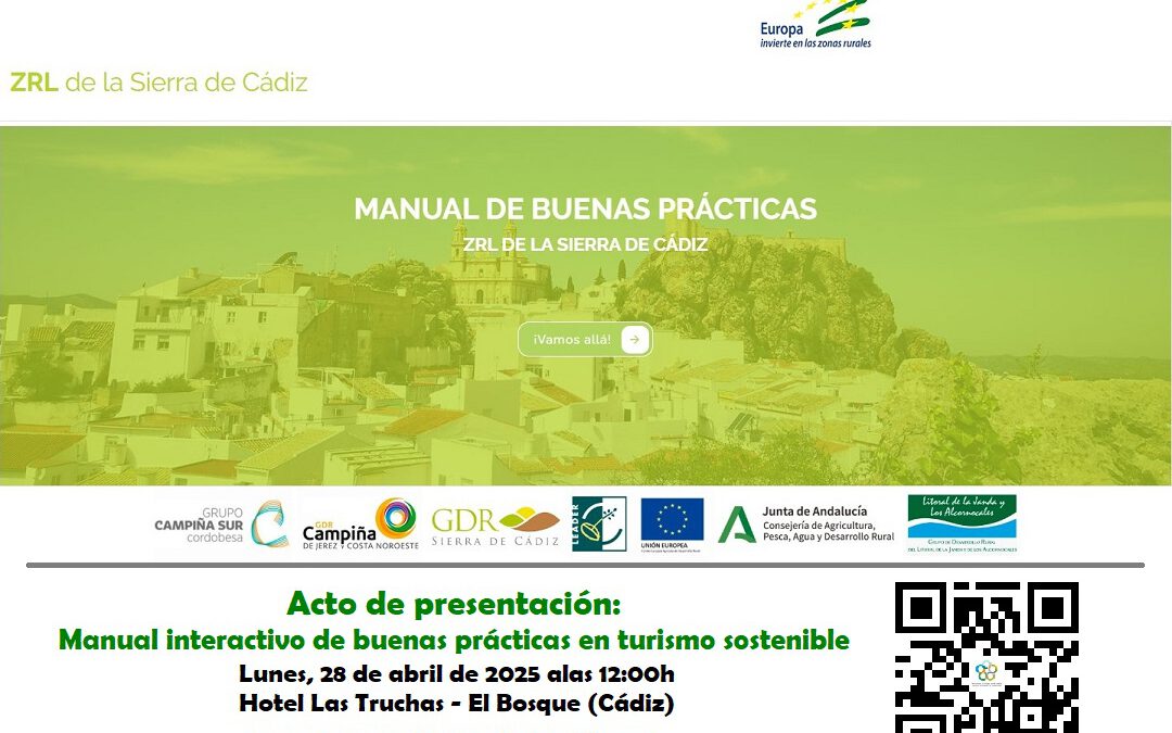 Presentación manual interactivo de buenas prácticas en turismo sostenible